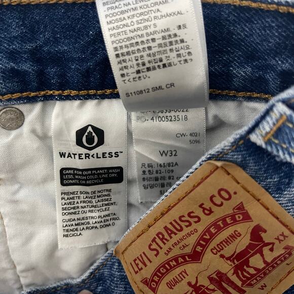 Levi’s 501 6” Denim Shorts Button Fly Women’s 100% Cotton Shorts - Size W32 - Picture 6 of 6